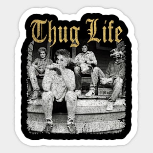 golden girls thug life Sticker